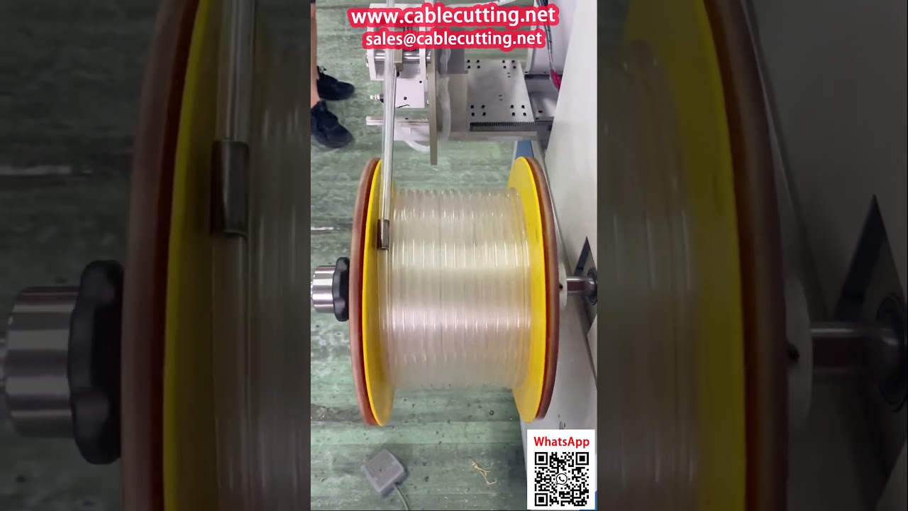 Enrouleuse Compteuse à Alignement de Précision pour Tube Pneumatique PU
