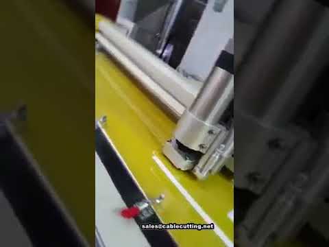 قاطع شريط PVC أوتوماتيكي بمخطط سكين دقيق - ماكينة تقطيع صناعية