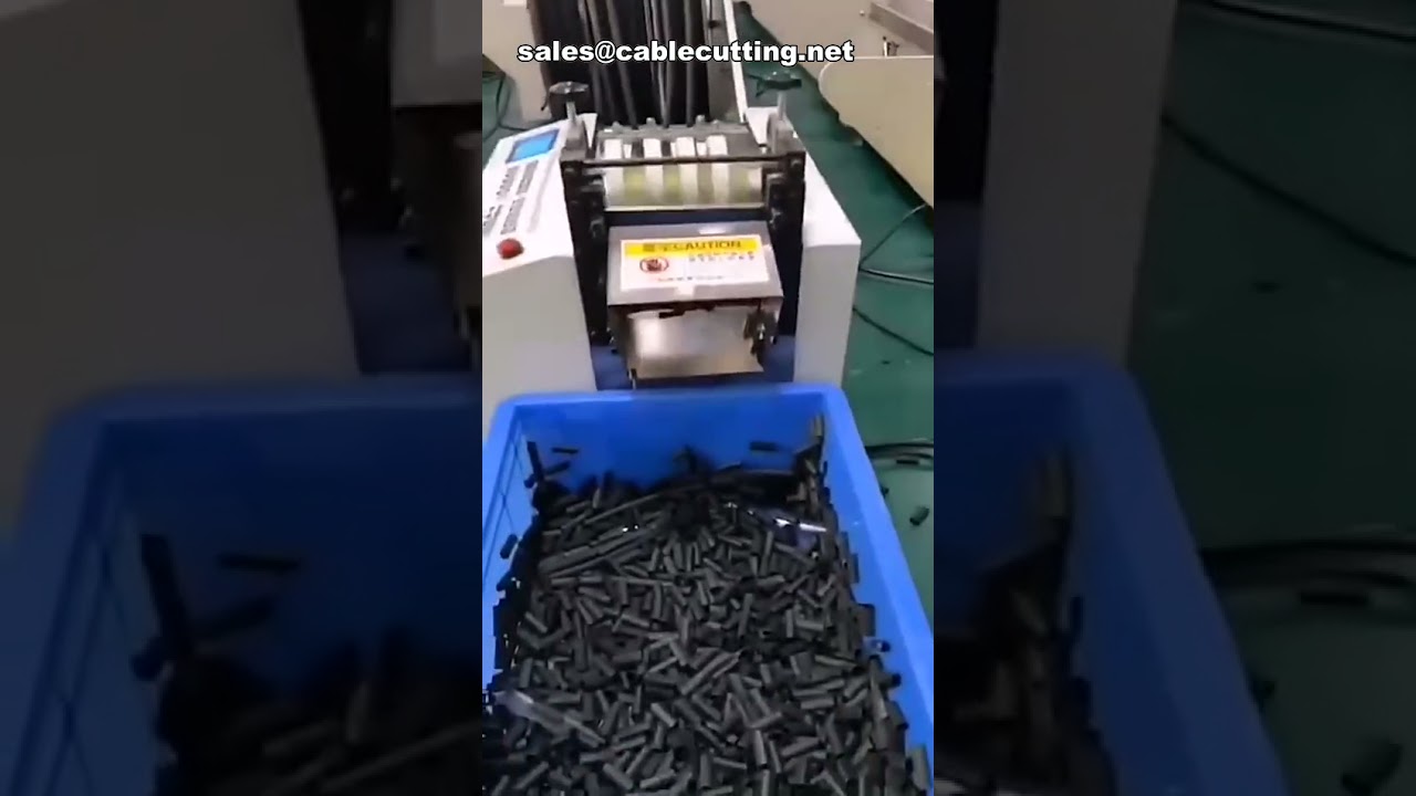 ماكينة تقطيع أنابيب الانكماش الحراري PVC الأوتوماتيكية