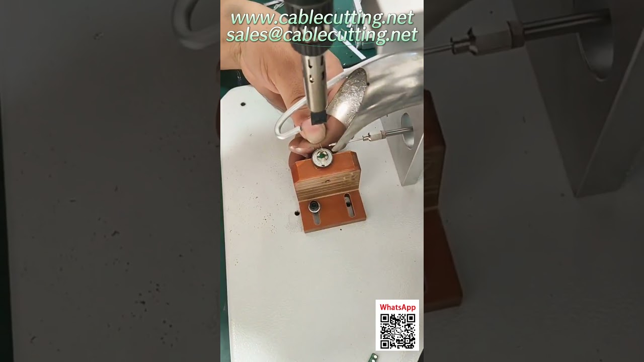 ماكينة لحام وتعرية الأسلاك الأوتوماتيكية – لا حاجة لتغطيس القصدير المسبق
