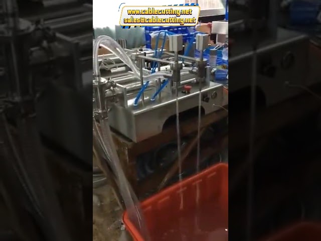 High accuracy 100 1000ml water bottle manual bottle small liquid filling machine