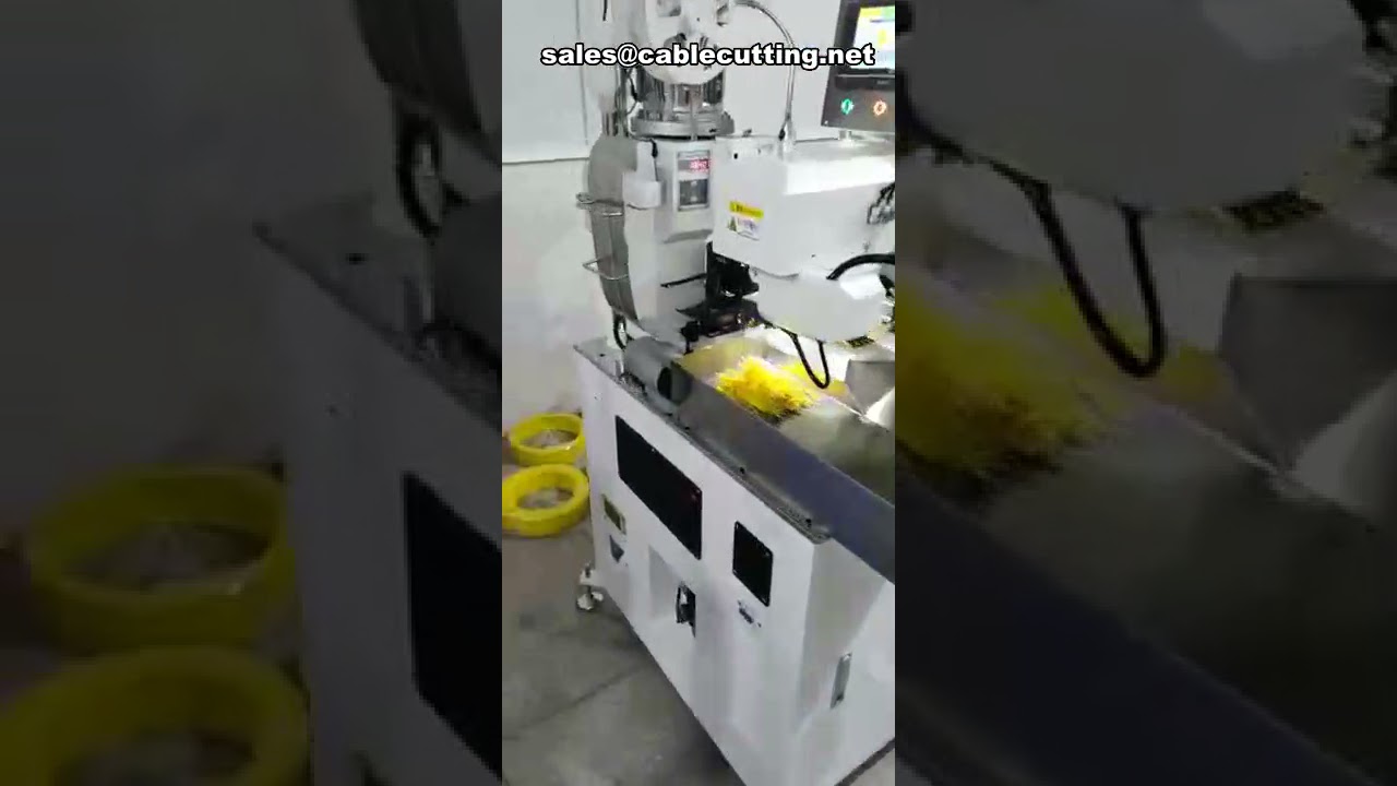 High Speed Full Double Head Wire And Five Cable Crimp Terminal Machine,Terminal Crimpping Mahcine,Cr
