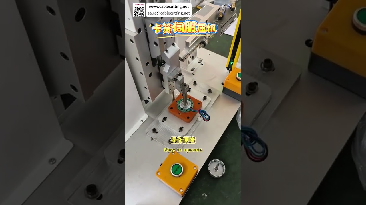 Circlip Servo Press System High Precision Custom Automated Assembly Manufacturing Equipment