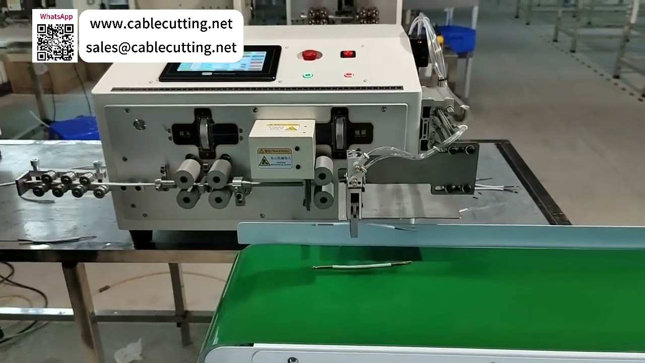 Fully Automatic Computerized Cable Stripping Machine for Inner and Outer Sheath Layers