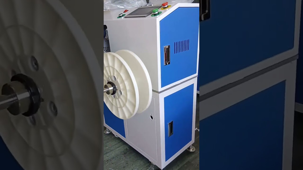 ماكينة فرز ولف وتقطيع وتجميع خراطيم PVC الأوتوماتيكية بالكامل - نظام قياس دقيق