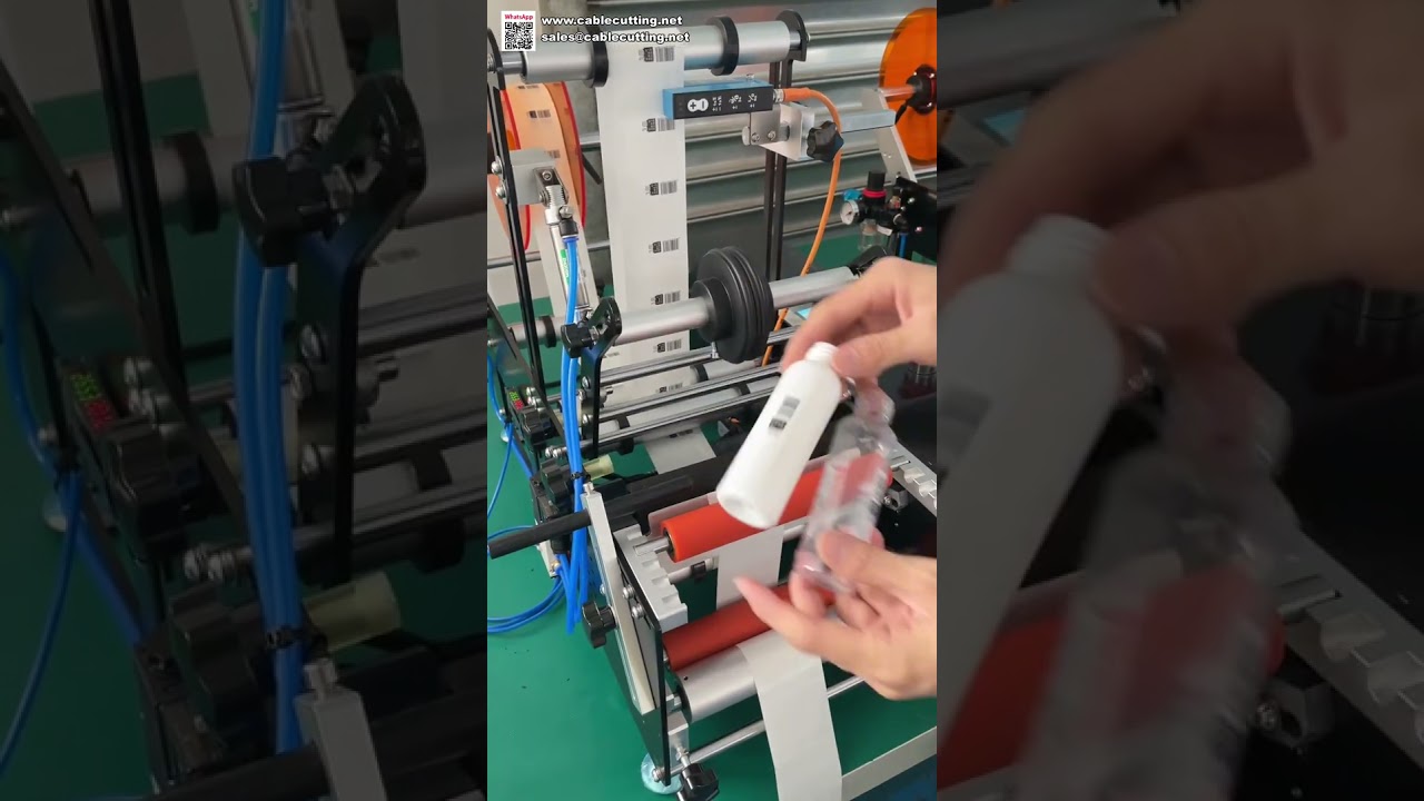 Dual Mode Round Bottle Labeling Machine Versatile Sticker Applicator for Different Products