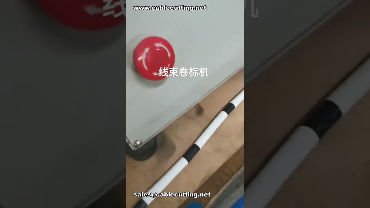 Automatic Label Rolling Machine for Wire Harnesses # Factory Labeling Solutions
