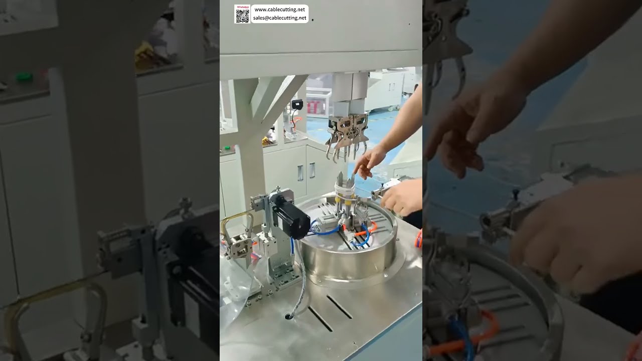 ماكينة لف الأسلاك الأوتوماتيكية - ربطة دائرية مفردة للملفات الداخلية الضيقة 45 مم (نسخة قصيرة)