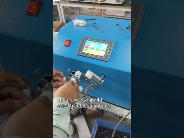 آلة لف وربط كابل شحن الآيفون الأوتوماتيكية - حل تعبئة متكامل