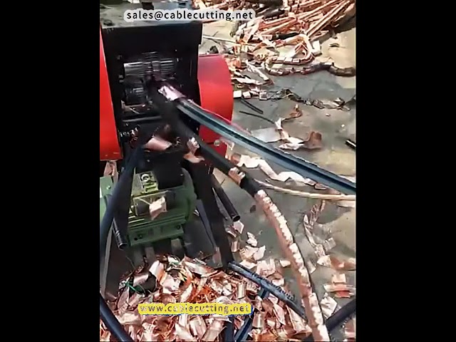 آلة فصل النحاس والبلاستيك للأسلاك الرفيعة الصغيرة - ماكينة أرز النحاس لإعادة تدوير الكابلات